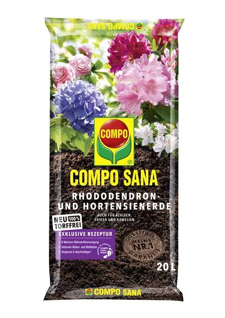 COMPO Rhododendron- und Hortensienerde torffrei - Bellaflora