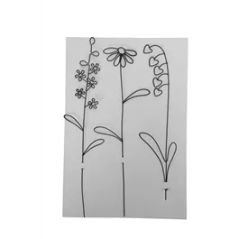 Dekoblume aus Eisen