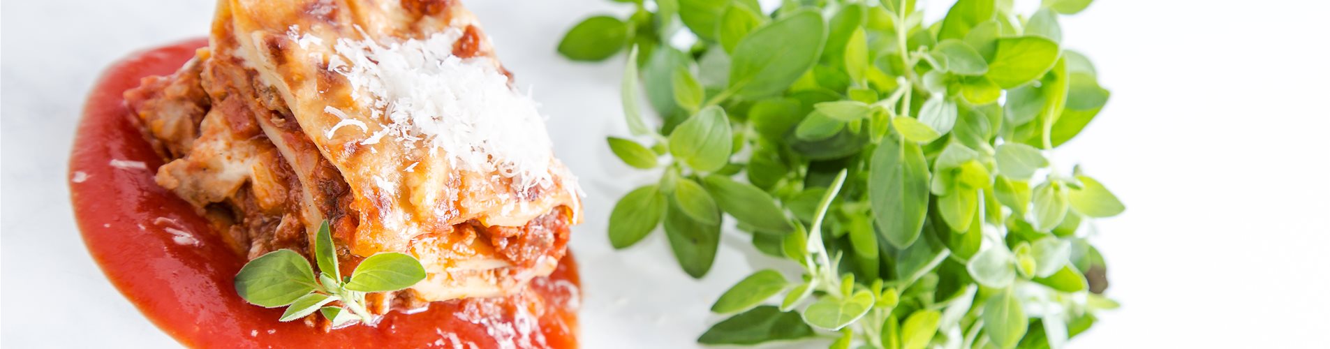 Lasagne mit Oregano Lasagne mit Oregano