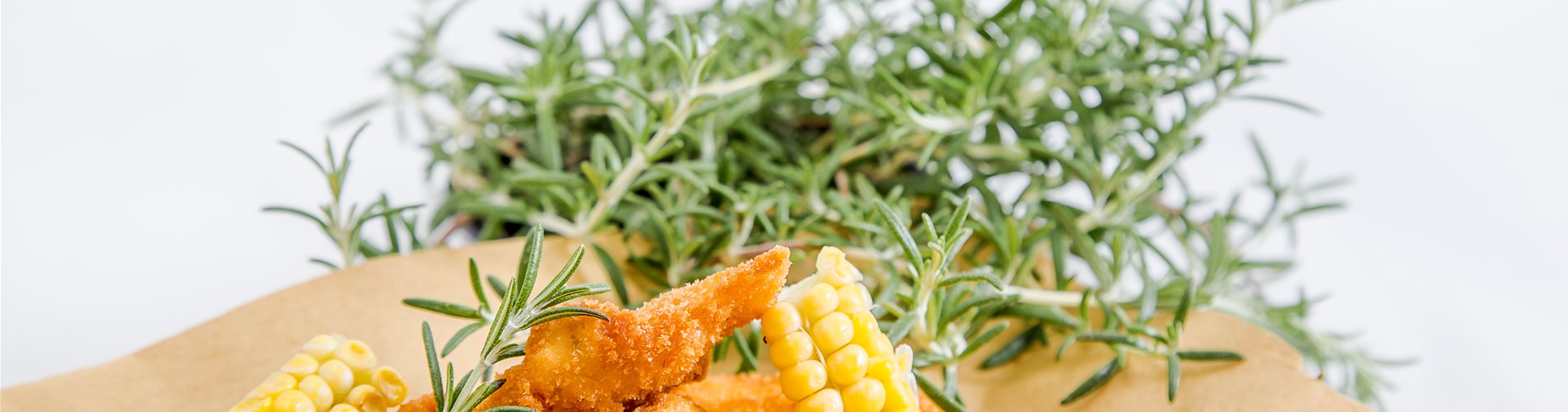 Mariniertes Backhendl mit Rosmarin Mariniertes Backhendl mit Rosmarin