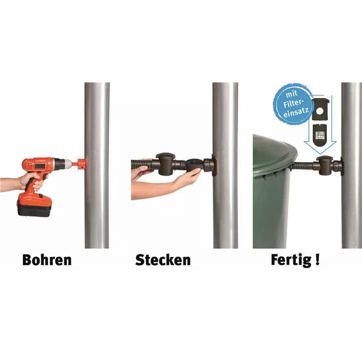 Regensammler Speedy mit Filtereinsatz