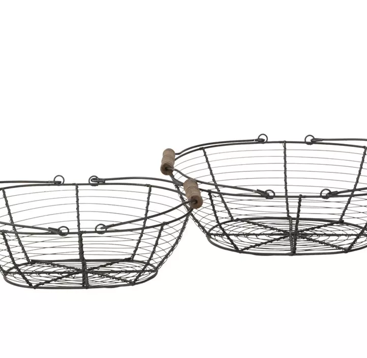 Dekokorb oval mit Henkel