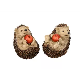 Igel mit Apfel