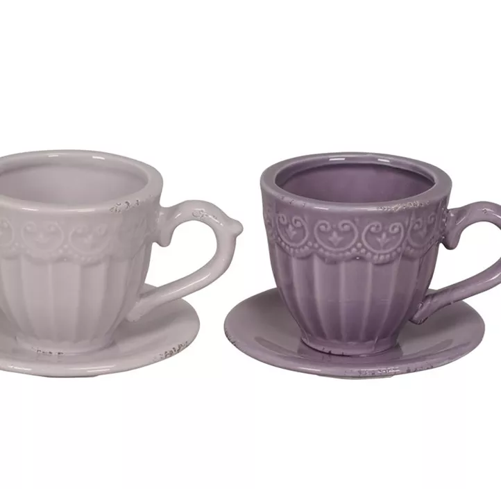 Kerzenhalter Tasse