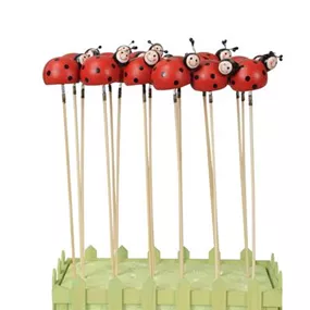 Marienkäfer am Stab