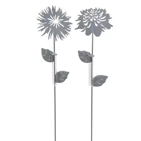Regenmesser Blume auf Stab