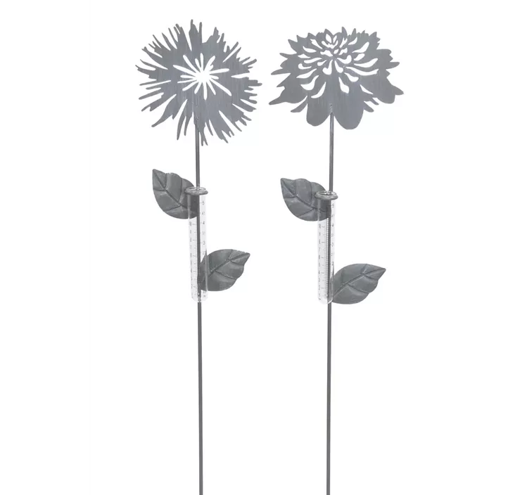 Regenmesser Blume auf Stab