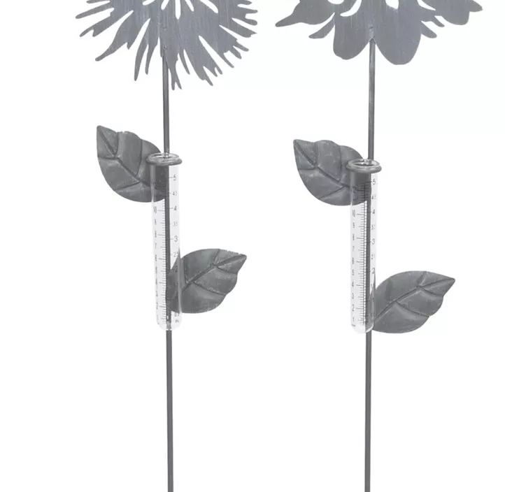 Regenmesser Blume auf Stab