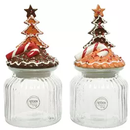 Glasgefäß Weihnachten