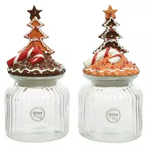 Glasgefäß Weihnachten