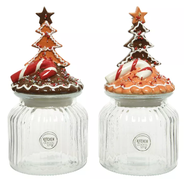 Glasgefäß Weihnachten