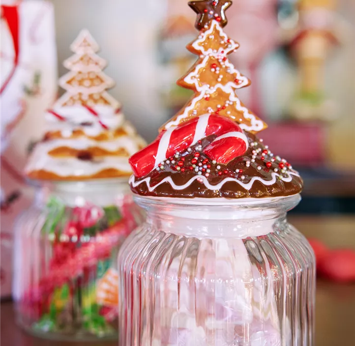 Glasgefäß Weihnachten