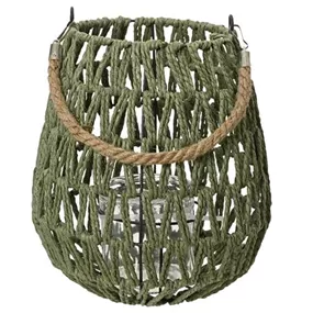Laterne aus Jute