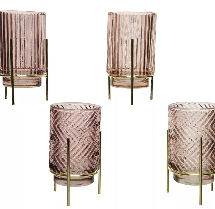Teelichthalter Glas