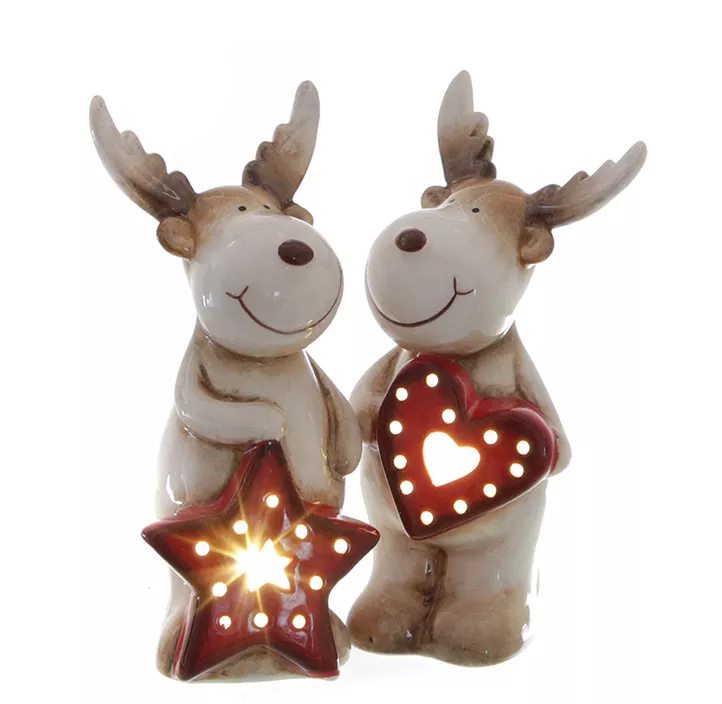 Elch mit LED stehend