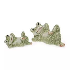 Frosch liegend