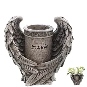 Grabdeko Vase 'In Liebe'