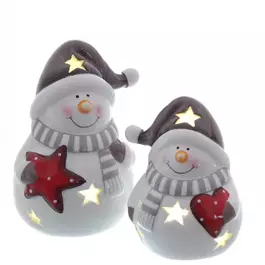 Schneemann mit LED