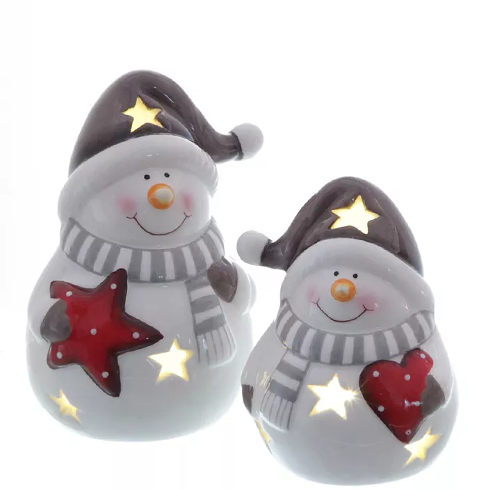 Schneemann mit LED