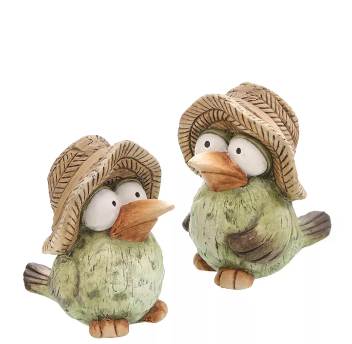 Vogel mit Hut