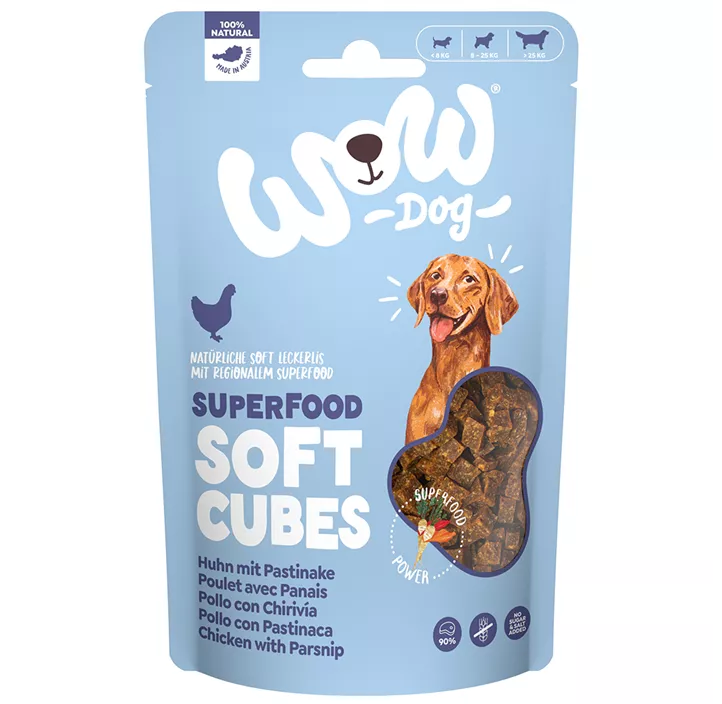 Snack Superfood Soft Cubes Huhn