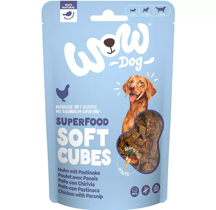 Snack Superfood Soft Cubes Huhn