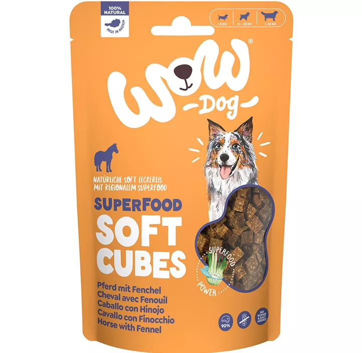 Snack Superfood Soft Cubes Pferd