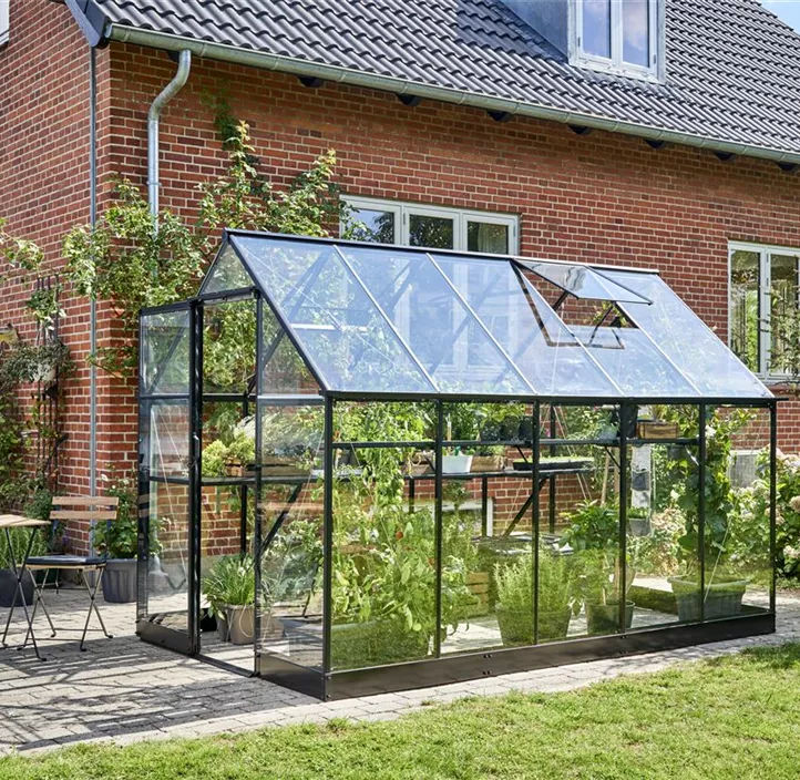 Qube 610 schwarz m/3 mm Sicherheitsglas