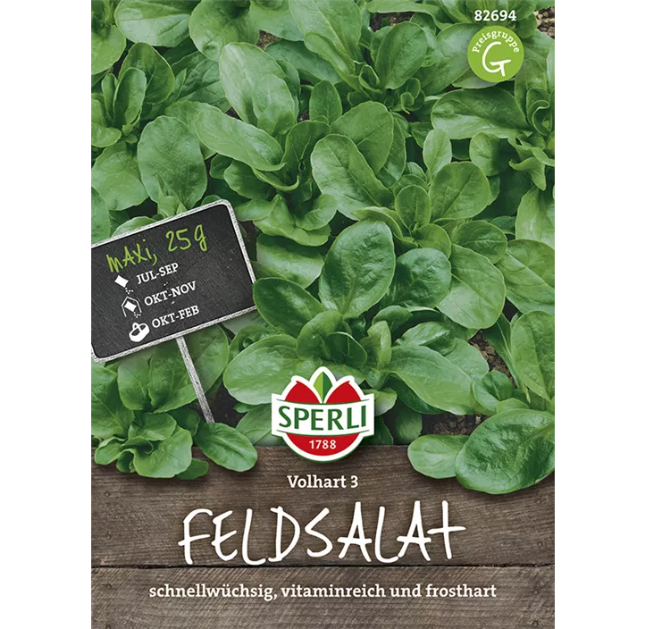 Feldsalat 'Dunkelgrüner Vollherziger'