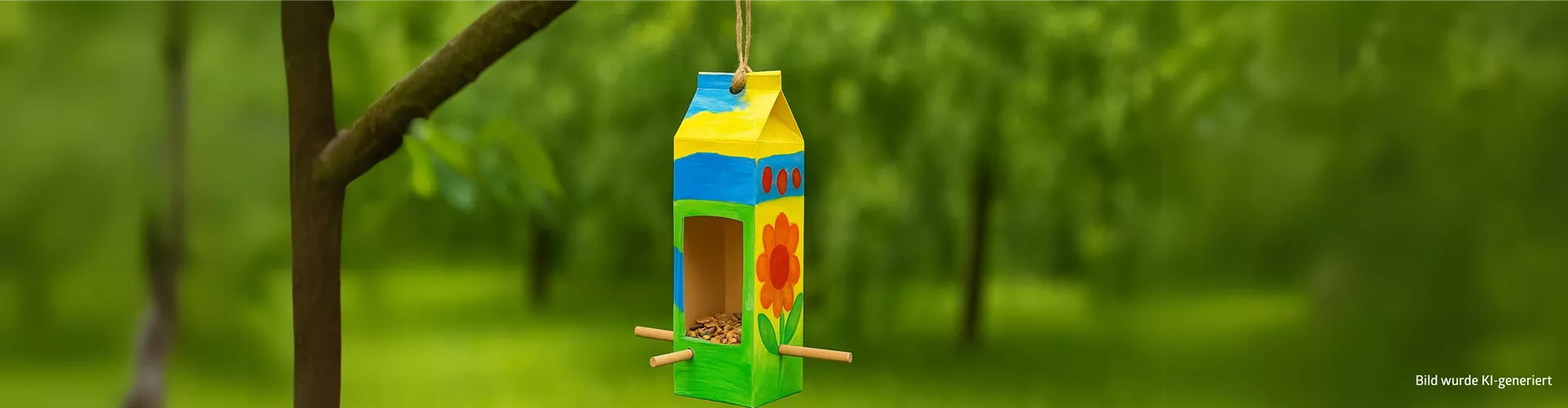Vogelfutterstation selbst bauen - Bellaflora
