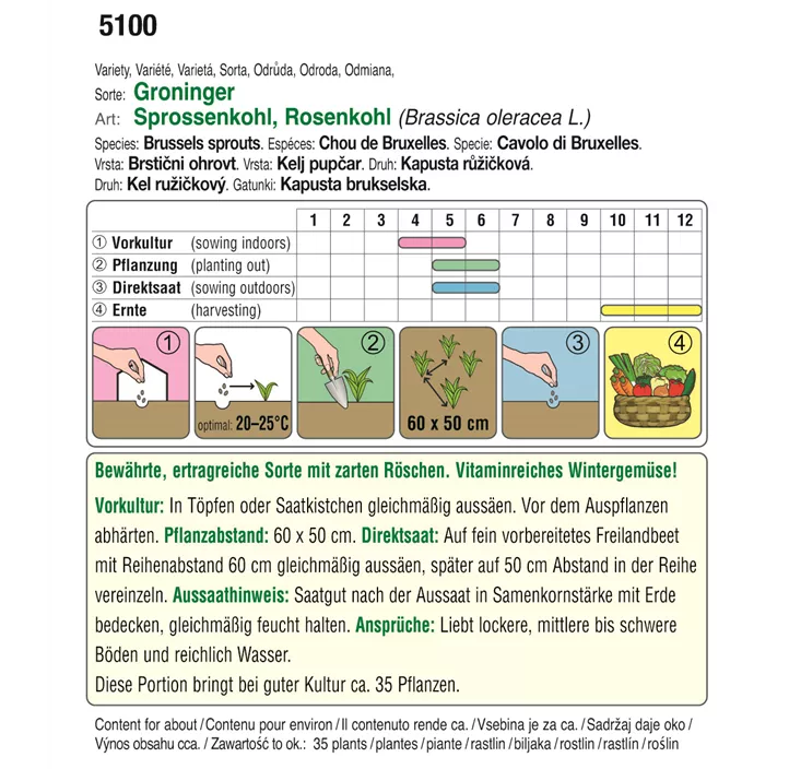 BIO Sprossenkohl Groninger