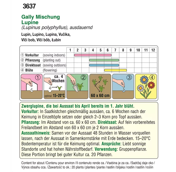 Lupinen Gally Mischung