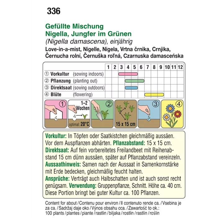 Nigella Mischung einjährig
