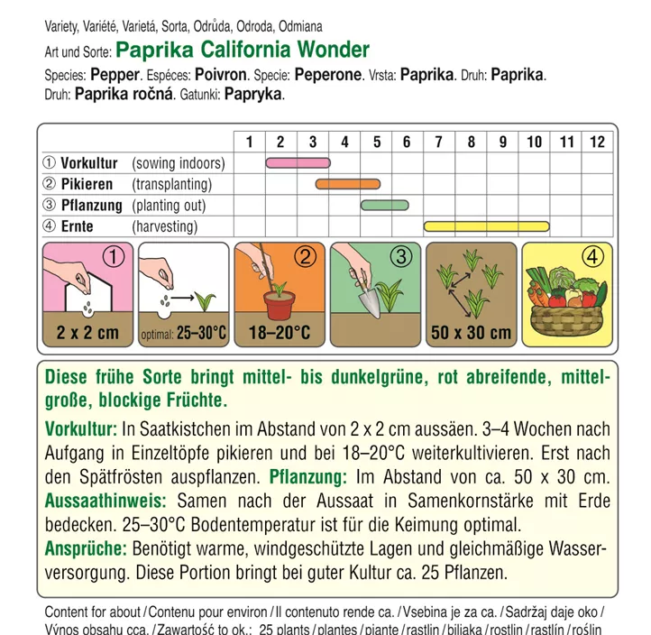 Paprika California Wonder  Paprika California Wonder