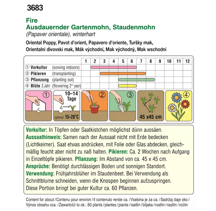 Papaver orientale Fire