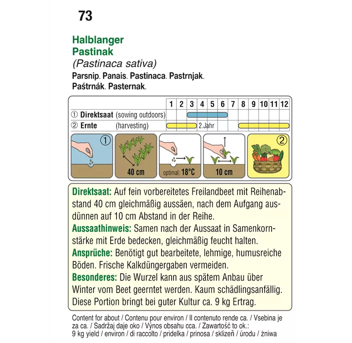 Pastinak Halblanger