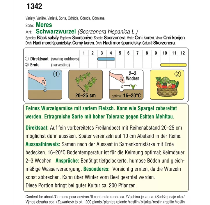 Schwarzwurzel Meres Gourmet Edition