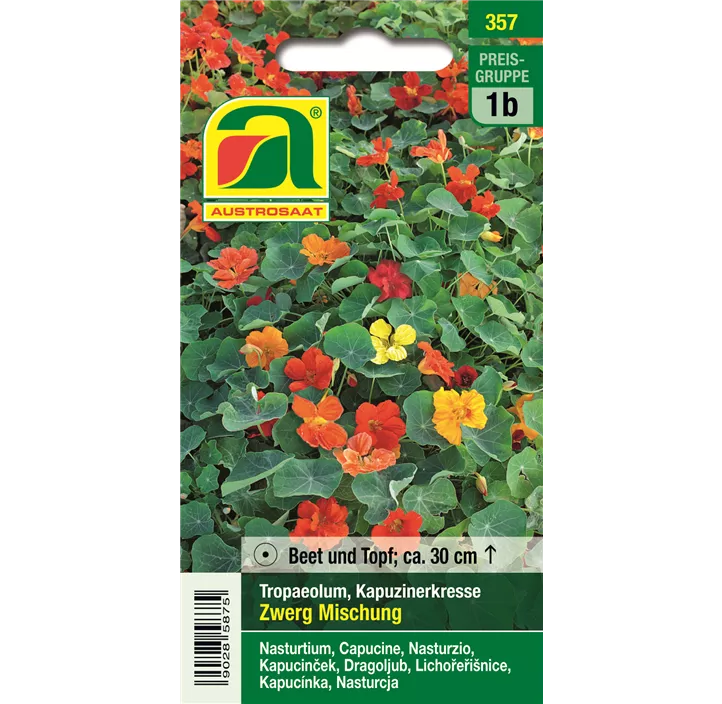 Tropaeolum Zwerg einfach einjährig