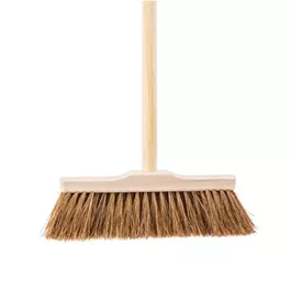 Zimmerbesen Polycoco mit Holz-Stiel 140cm
