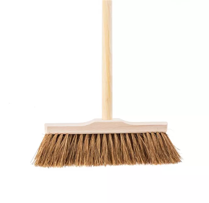 Zimmerbesen Polycoco mit Holz-Stiel 140cm