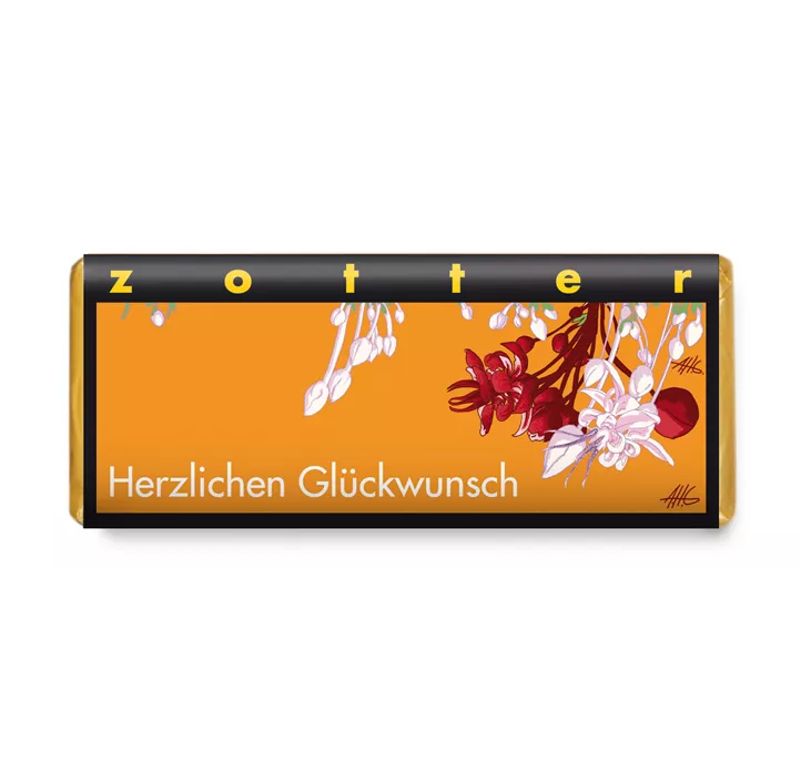 zotter Herzlichen Glückwunsch Waffelkrokant