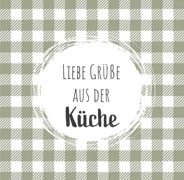 Serviette Liebe Grüsse (ST)