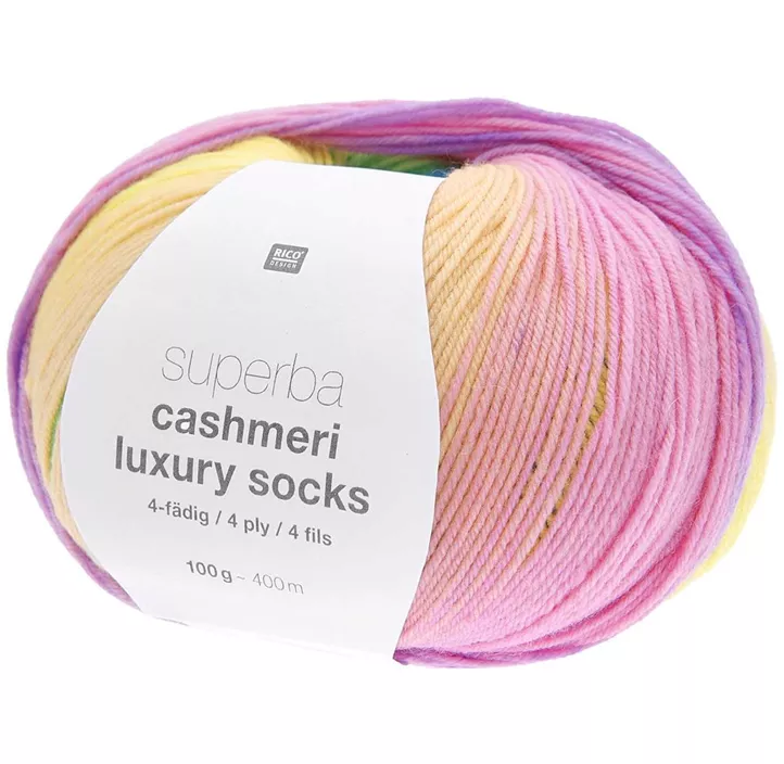 Sockenwolle Superba Cashmeri Luxury 4F