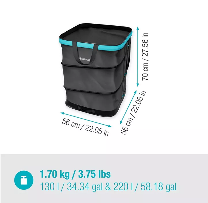 Gartenabfallsack PopUp rechteckig, Größe L