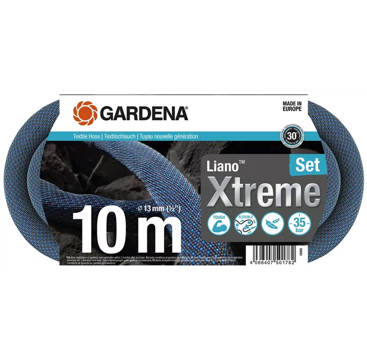 Textilschlauch Liano Xtreme 1/2, 10 m Set