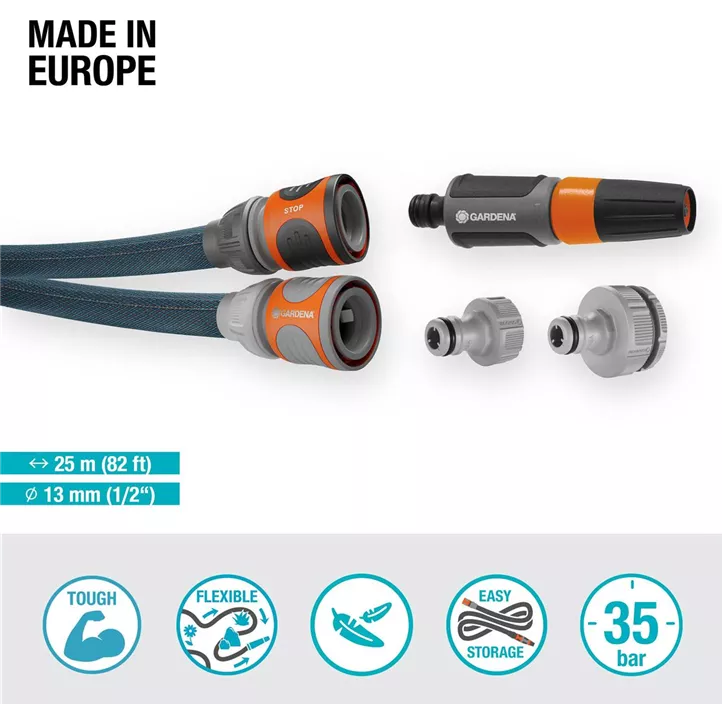 Textilschlauch Liano Xtreme 1/2, 25 m Set
