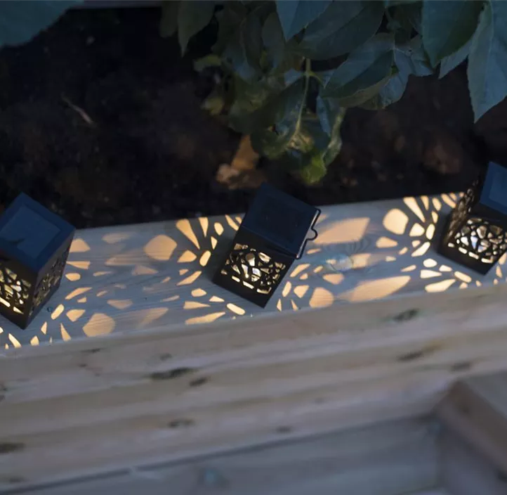Solar-Laterne Izola, 3er-Set, LED