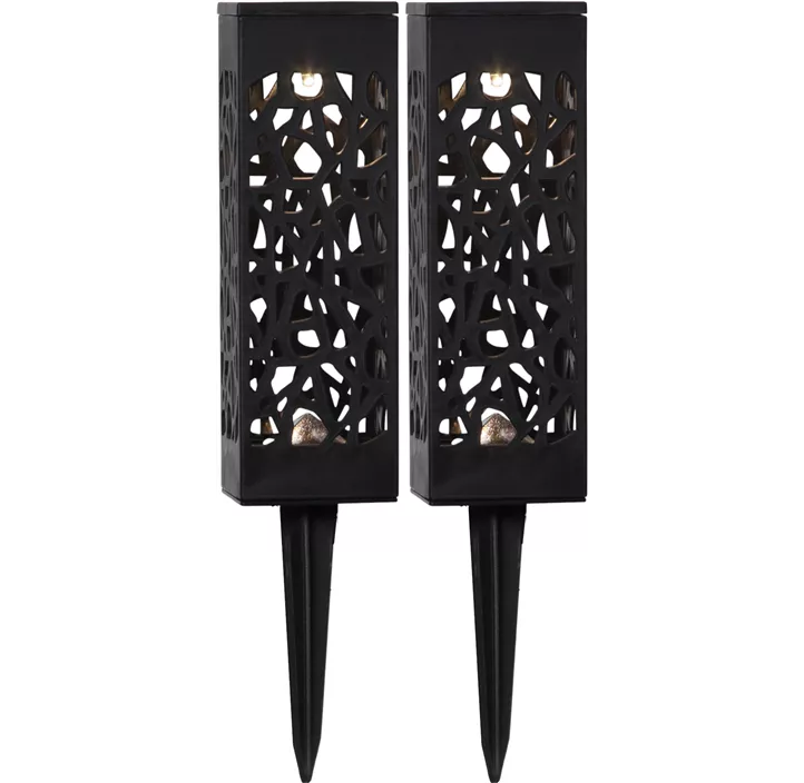 Solar-Steckleuchte Izola, 2er-Set, LED
