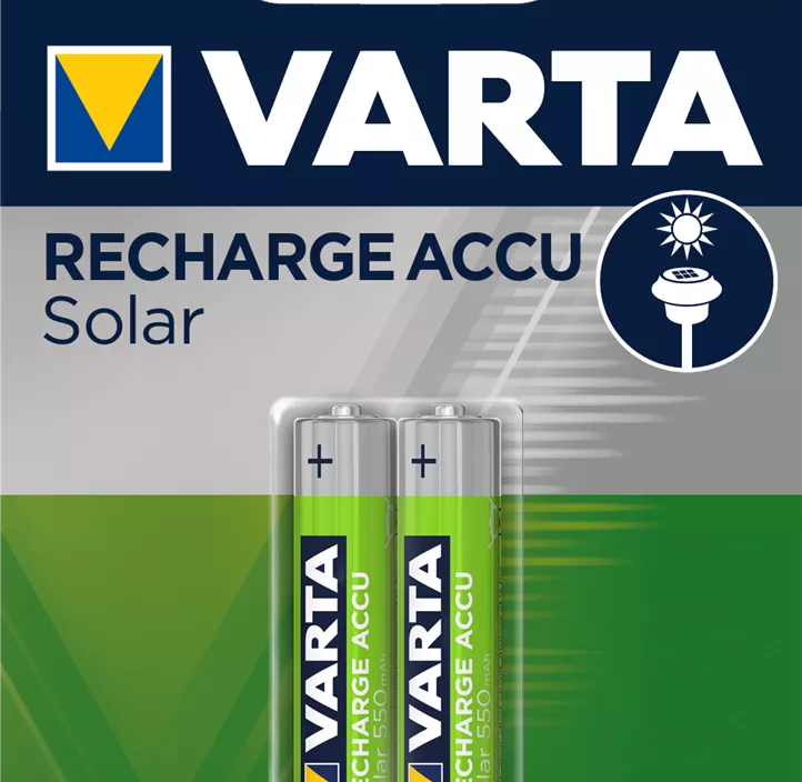 VARTA RECHARGE ACCU Solar AAA 550mAh Blister 2