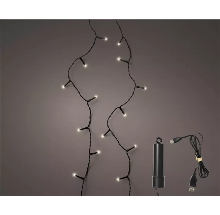 LED Duracharge Basic Lichterkette Twinkle Effekt o